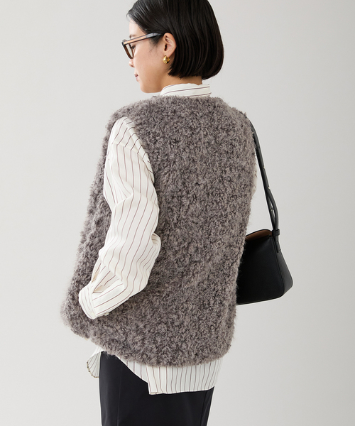 IENA（イエナ）の「サテン ストライプ シャツ（シャツ/ブラウス・レディース・ブラウン/アイボリー・FREE）」の12枚目の写真