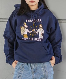 SUCKA FREE by NECKFACE HOODED SWEAT PARKA/スラッシャープルオーバー