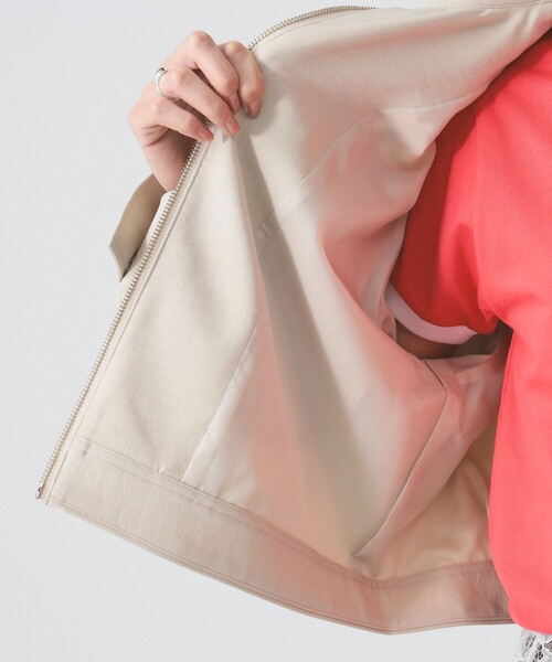 Ray BEAMS（レイビームス）の「ハトメフラップ ブルゾン（ブルゾン・レディース・ブラック/ベージュ・1/0）」の21枚目の写真