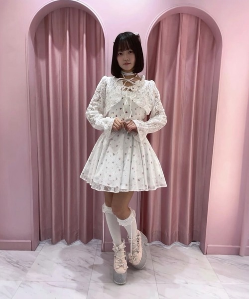 Ank Rouge(アンクルージュ)の「レースカーデ(カーディガン/ボレロ・レディース・ホワイト・M)」の5枚目の写真