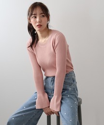 BLUEEAST（ブルーイースト）の「切替デザインリブニット（ニット/セーター）」