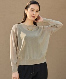 シアーアセテート ニット