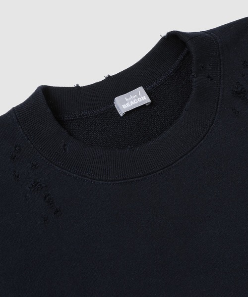 kolor BEACON（カラービーコン）の「25SBM- T05233（スウェット・メンズ・ネイビー/ヘザーグレー/グレー・3/1）」の5枚目の写真