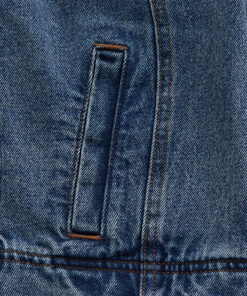 FREAK'S STORE（フリークスストア）の「NAUTICA JEANS CO./ノーティカジーンズ ウエスタンデニムベスト（ベスト・レディース・サックスブルー/ホワイト・ﾌﾘ-）」の11枚目の写真