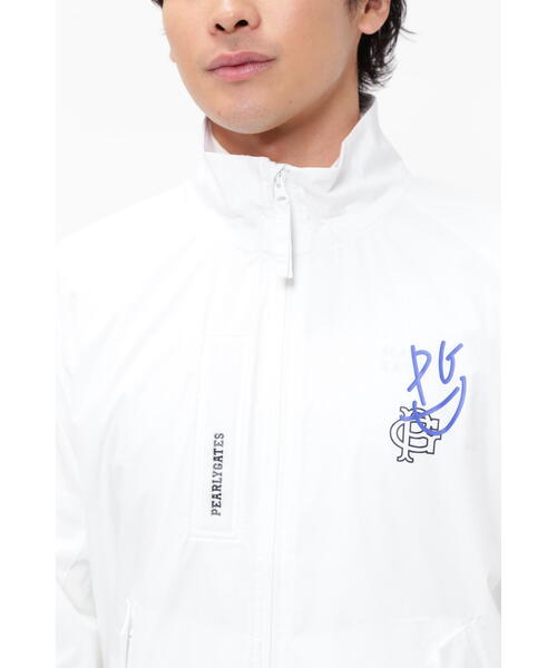 PEARLY GATES（パーリーゲイツ）の「【PEARLY GATES】TUFLEX格子レノースーパーストレッチ フルジップブルゾン（ブルゾン・メンズ・ホワイト/ネイビー・LARGE/X-LARGE）」の9枚目の写真