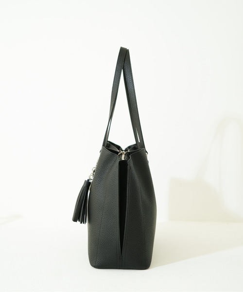 MURUA(ムルーア)の「【MURUA/ムルーア】 TASSEL SERIES トートバッグ(トートバッグ・レディース・ネイビー/ブラック/ライトグレー・FREE)」の11枚目の写真