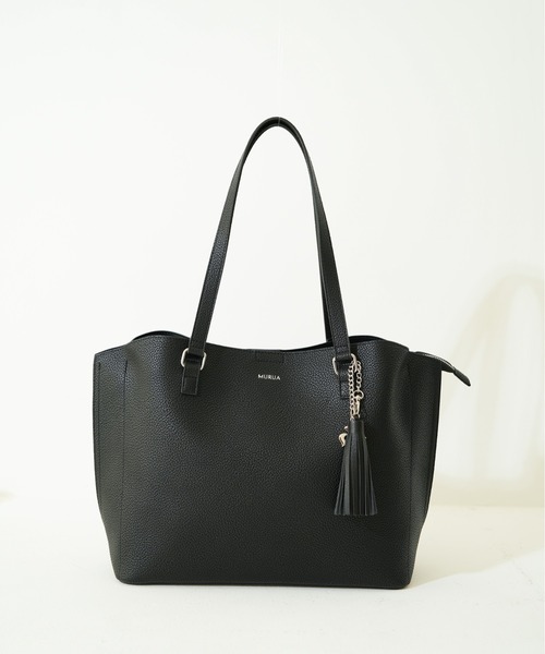 MURUA(ムルーア)の「【MURUA/ムルーア】 TASSEL SERIES トートバッグ(トートバッグ・レディース・ネイビー/ブラック/ライトグレー・FREE)」の15枚目の写真