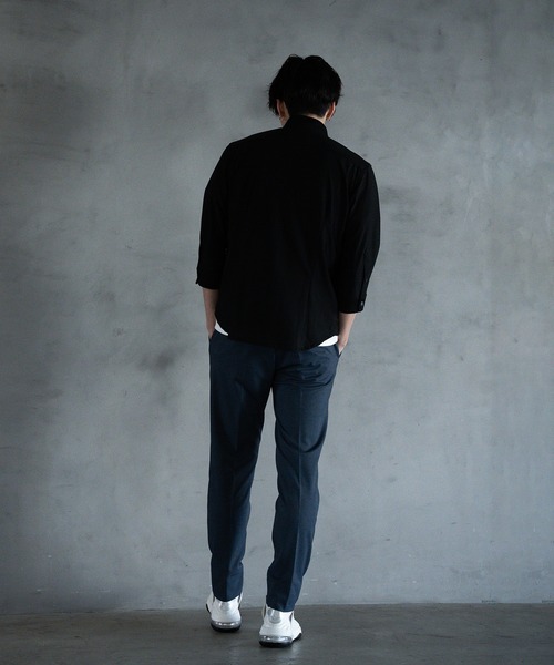 RATTLE TRAP（ラトルトラップ）の「ワンタックイージースラックスパンツ（スラックス・メンズ・ブラック/ネイビー・M/L）」の14枚目の写真