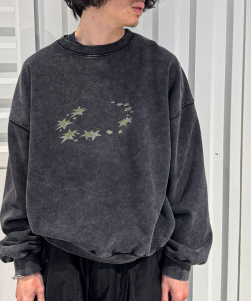 JERZEES(ジャージーズ)の「JERZEES/ジャージーズ 別注 STAR SWEAT(スウェット・メンズ・ブラック・LARGE/MEDIUM)」の1枚目の写真