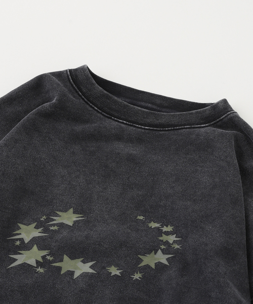 JERZEES(ジャージーズ)の「JERZEES/ジャージーズ 別注 STAR SWEAT(スウェット・メンズ・ブラック・LARGE/MEDIUM)」の4枚目の写真