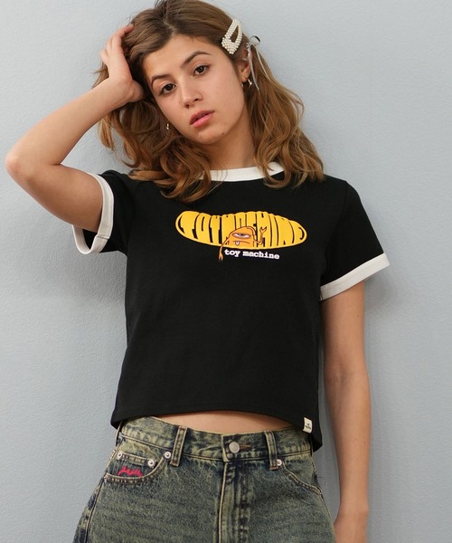 セール】【ミニTシャツ】TOY MACHINE/トイマシーン リンガーT