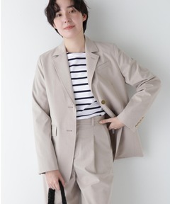 セール】◇ベーシックツイルダブル釦テーラードジャケット（テーラード