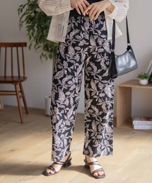 Howdy Marie | Howdy Marie インドファブリック 綿麻ワイドパンツ(その他パンツ)