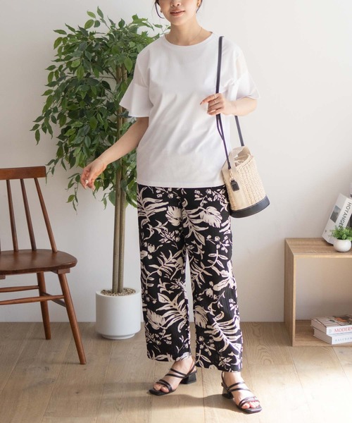 Howdy Marie（ハウディ―マリー）の「Howdy Marie インドファブリック 綿麻ワイドパンツ（その他パンツ・レディース・ブラック系2/ブラック系1/ブラック系3/キナリ・M/L）」の15枚目の写真