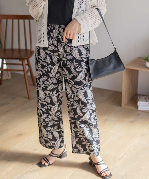 Howdy Marie（ハウディ―マリー）の「Howdy Marie インドファブリック 綿麻ワイドパンツ（その他パンツ・レディース・ブラック系2/ブラック系1/ブラック系3/キナリ・M/L）」の20枚目の写真