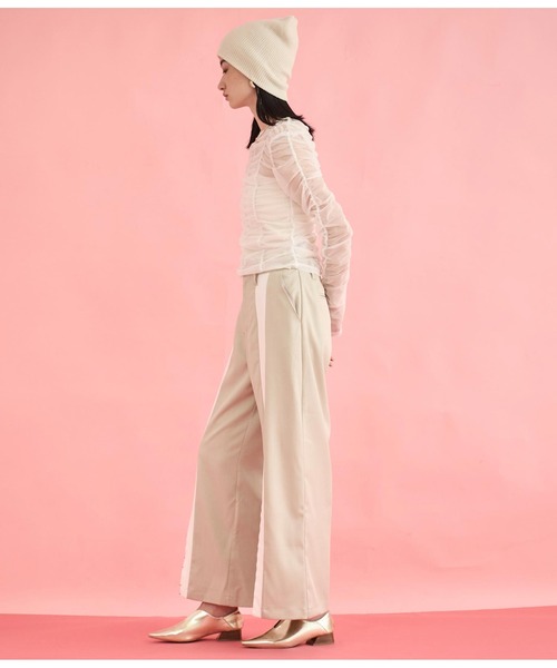 Settimissimo（セッティミッシモ）の「チュール シャーリング プルオーバー（Tシャツ/カットソー・レディース・オフホワイト/ブルー/ブラック・FREE）」の12枚目の写真