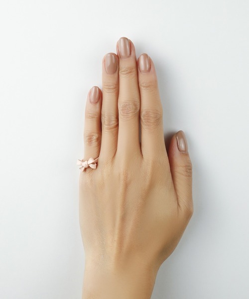 LOVE BY e.m. （ラブバイイーエム）の「ピンクプチリボンピンキー/25SS/レディース（リング・メンズ・ピンク・3/5）」の4枚目の写真
