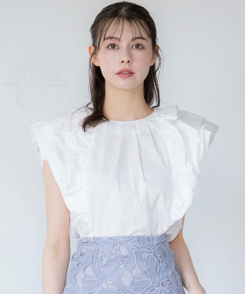 NOELA(ノエラ)の「バルーンスリーブブラウス(シャツ/ブラウス・レディース・オフホワイト/ライトグリーン/イエロー・フリー)」の15枚目の写真