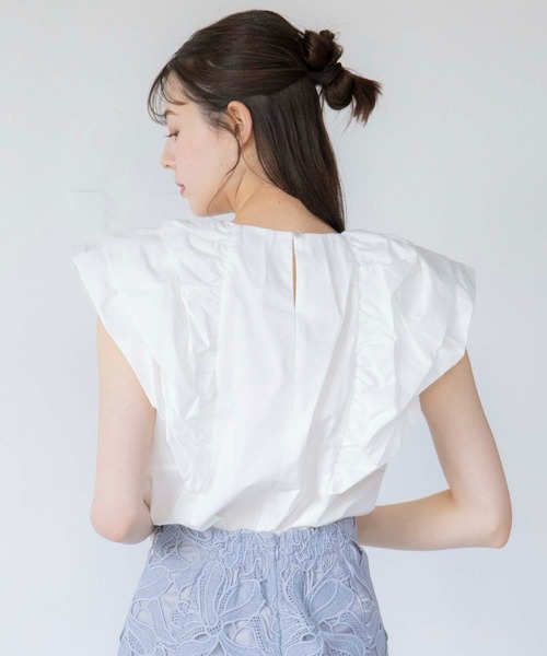 NOELA(ノエラ)の「バルーンスリーブブラウス(シャツ/ブラウス・レディース・オフホワイト/ライトグリーン/イエロー・フリー)」の17枚目の写真