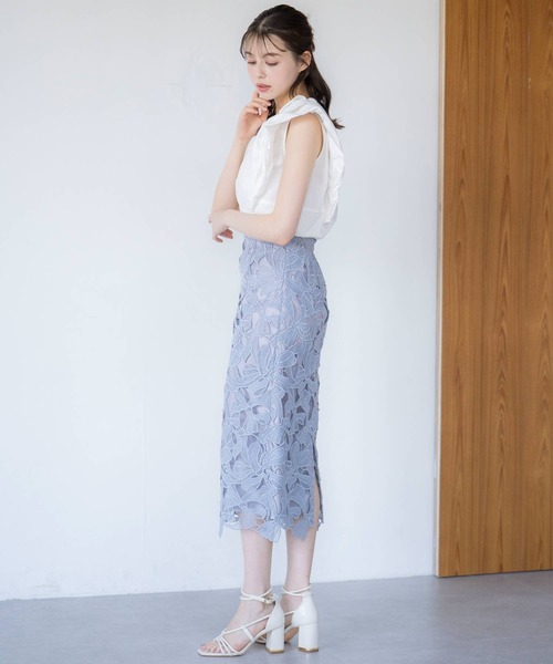 NOELA(ノエラ)の「バルーンスリーブブラウス(シャツ/ブラウス・レディース・オフホワイト/ライトグリーン/イエロー・フリー)」の19枚目の写真