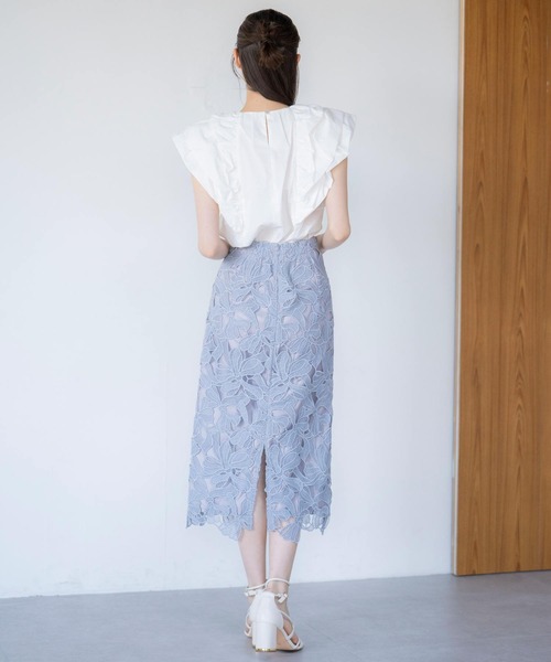 NOELA(ノエラ)の「バルーンスリーブブラウス(シャツ/ブラウス・レディース・オフホワイト/ライトグリーン/イエロー・フリー)」の20枚目の写真