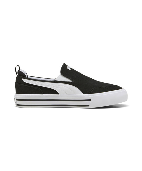 PUMA(プーマ)の「PUMA プーマ ユニセックス コート クラシック バルク スリッポン スニーカ(スニーカー・メンズ・ホワイト/ブラック×ホワイト/ブラック・30.0cm/29.5cm/27.5cm/27.0cm/26.5cm/29.0cm/28.5cm/28.0cm/26.0cm/25.5cm/25.0cm/23.0cm/22.5cm/22.0cm/24.5cm/24.0cm/23.5cm)」の12枚目の写真