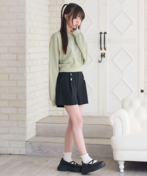 ems excite（エムズエキサイト）の「ツートンボタンSPT（その他パンツ・レディース・ライトグレー/ブラック/ベージュ・FREE）」の18枚目の写真