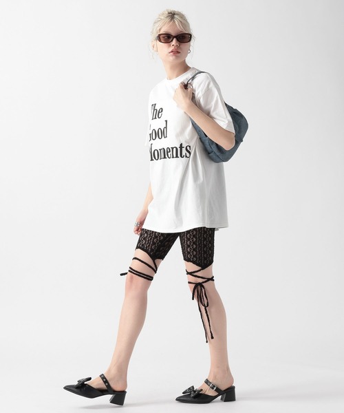 FOREVER 21（フォーエバー トゥエンティーワン）の「【2025SS】レタリングロゴビッグTシャツ（Tシャツ/カットソー・レディース・ブラック/グレー/ナチュラル・FREE）」の6枚目の写真