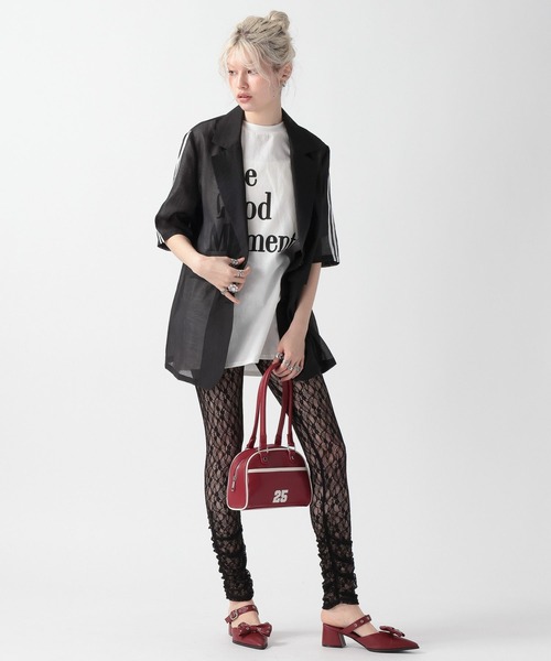 FOREVER 21（フォーエバー トゥエンティーワン）の「【2025SS】レタリングロゴビッグTシャツ（Tシャツ/カットソー・レディース・ブラック/グレー/ナチュラル・FREE）」の7枚目の写真