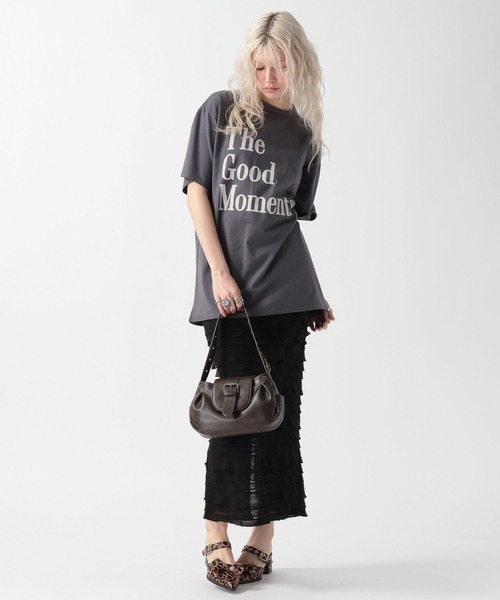 FOREVER 21（フォーエバー トゥエンティーワン）の「【2025SS】レタリングロゴビッグTシャツ（Tシャツ/カットソー・レディース・ブラック/グレー/ナチュラル・FREE）」の17枚目の写真