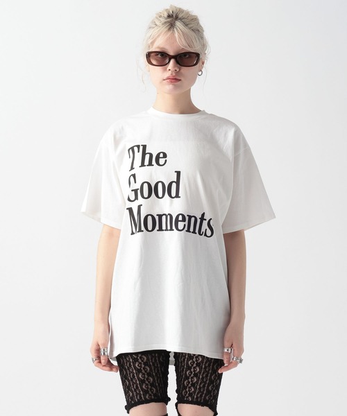 FOREVER 21（フォーエバー トゥエンティーワン）の「【2025SS】レタリングロゴビッグTシャツ（Tシャツ/カットソー・レディース・ブラック/グレー/ナチュラル・FREE）」の18枚目の写真