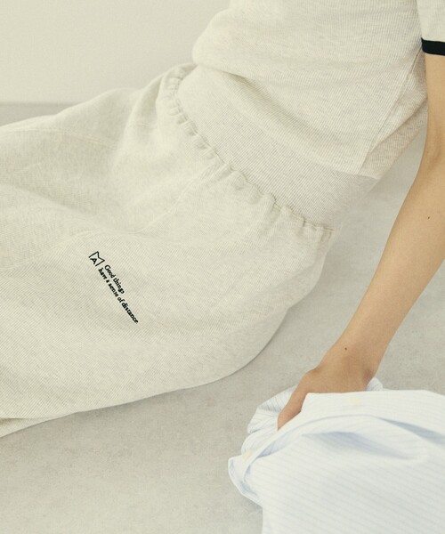 Firsthand(ファーストハンド)の「MA Firsthand/マ ファーストハンド RIB FLARE SKIRT / バックスリット イージー リブフレアスカート(スカート・レディース・ブラウン/ブラック/オフホワイト・FREE)」の19枚目の写真