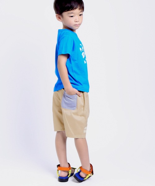 DILASH(ディラッシュ)の「恐竜ワッペンハーフパンツ(チノパンツ・キッズ・ベージュ/サックスブルー・80/90/100/110/120/130)」の10枚目の写真