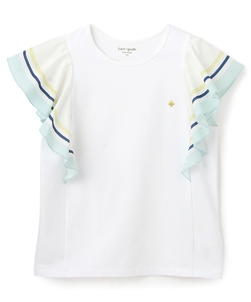 ガールズ ラッフルスリーブTシャツ（Tシャツ/カットソー）｜kate