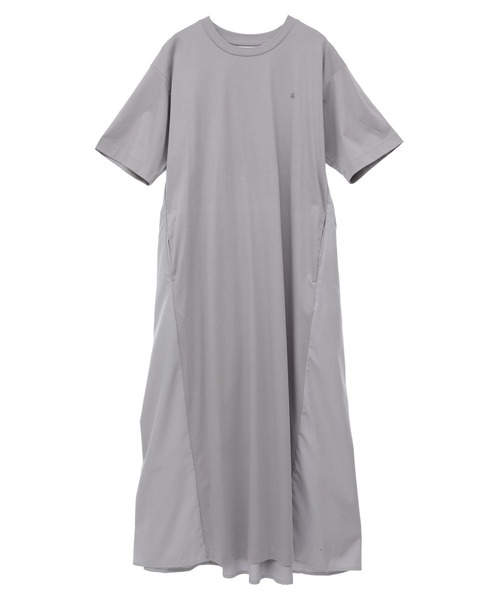 CONVERSE TOKYO(コンバーストウキョウ)の「BACK GATHER DOCKING DRESS(ワンピース・レディース・ブルー/ブラック/ライトグレー・FREE)」の6枚目の写真