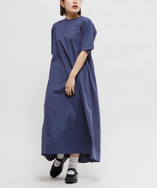 CONVERSE TOKYO(コンバーストウキョウ)の「BACK GATHER DOCKING DRESS(ワンピース・レディース・ブルー/ブラック/ライトグレー・FREE)」の20枚目の写真