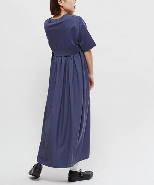 CONVERSE TOKYO(コンバーストウキョウ)の「BACK GATHER DOCKING DRESS(ワンピース・レディース・ブルー/ブラック/ライトグレー・FREE)」の19枚目の写真