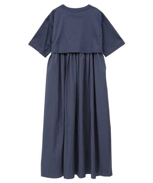 CONVERSE TOKYO(コンバーストウキョウ)の「BACK GATHER DOCKING DRESS(ワンピース・レディース・ブルー/ブラック/ライトグレー・FREE)」の16枚目の写真