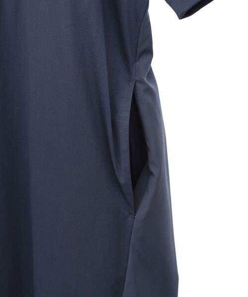CONVERSE TOKYO(コンバーストウキョウ)の「BACK GATHER DOCKING DRESS(ワンピース・レディース・ブルー/ブラック/ライトグレー・FREE)」の11枚目の写真