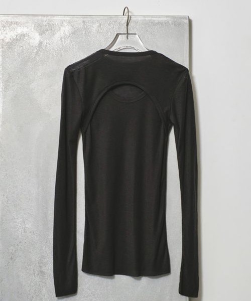 TODAYFUL(トゥデイフル)の「【TODAYFUL/トゥデイフル】Back Layered Long T-shirt/バックレイヤードロングTシャツ(Tシャツ/カットソー・レディース・グレー/キャメル・FREE)」の11枚目の写真
