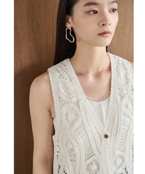 関税送料込【ETRO】エトロ ロング ワンピース かぎ針編み ピンク org.jpg