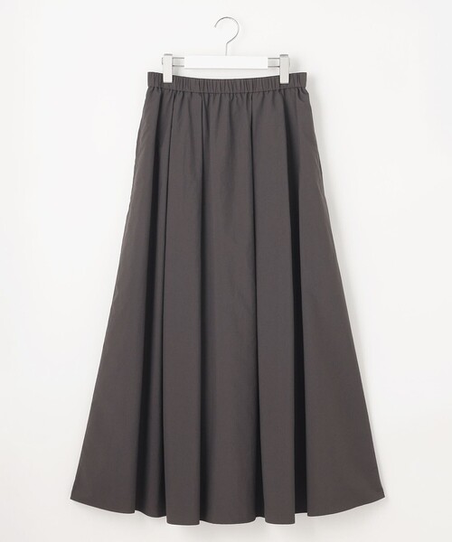 23区 S（ニジュウサンクチイサイサイズ）の「【SLOW/一部店舗限定】UVカット/撥水/接触冷感 ナイロンタスランタフタ スカート（スカート・レディース・グレー系/ベージュ系・32）」の9枚目の写真