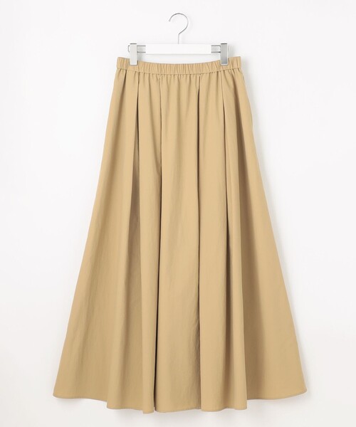 23区 S（ニジュウサンクチイサイサイズ）の「【SLOW/一部店舗限定】UVカット/撥水/接触冷感 ナイロンタスランタフタ スカート（スカート・レディース・グレー系/ベージュ系・32）」の10枚目の写真
