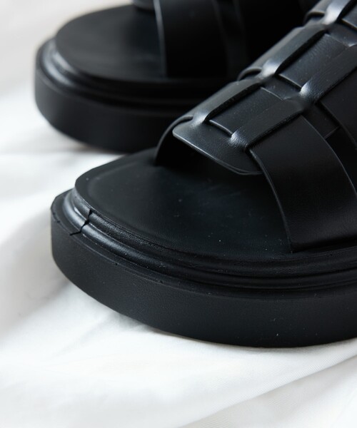 FREAK'S STORE（フリークスストア）の「限定展開 レザレット グルカサンダル / プラットフォームソール（サンダル・メンズ・ブラック/グレー系その他/レオパード/チャコールグレー・28cm/26cm/25cm/24cm/23cm/27cm）」の13枚目の写真