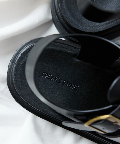 FREAK'S STORE（フリークスストア）の「限定展開 レザレット グルカサンダル / プラットフォームソール（サンダル・メンズ・ブラック/グレー系その他/レオパード/チャコールグレー・28cm/26cm/25cm/24cm/23cm/27cm）」の17枚目の写真