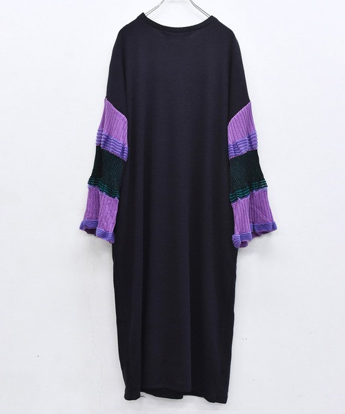 bedsidedrama（ベットサイドドラマ）の「Drift Sleeve Dress（ワンピース・レディース・ブラック/ネイビー・1）」の13枚目の写真