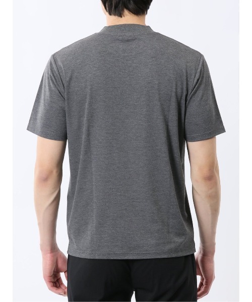 TAKA-Q（タカキュー）の「【接触冷感 ストレッチ】タカキュー スロープネック 半袖Tシャツ（Tシャツ/カットソー・メンズ・ネイビー/ブラック/グレー/ホワイト・MEDIUM/LARGE/X-LARGE/S）」の12枚目の写真