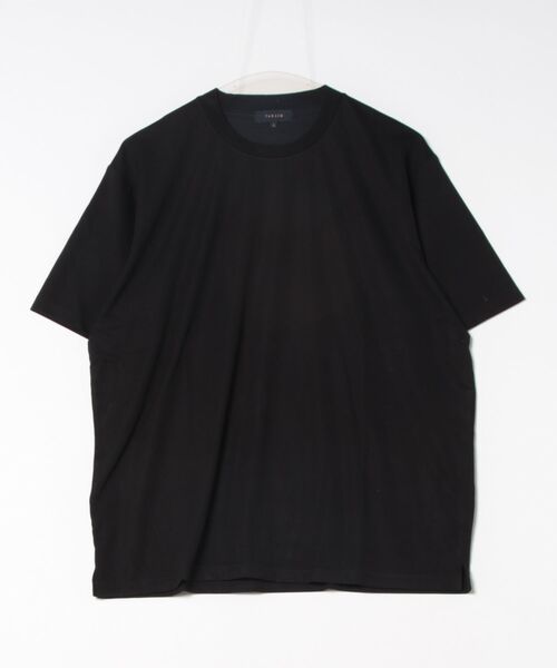 TAKA-Q（タカキュー）の「【接触冷感 ストレッチ】タカキュー スロープネック 半袖Tシャツ（Tシャツ/カットソー・メンズ・ネイビー/ブラック/グレー/ホワイト・MEDIUM/LARGE/X-LARGE/S）」の19枚目の写真