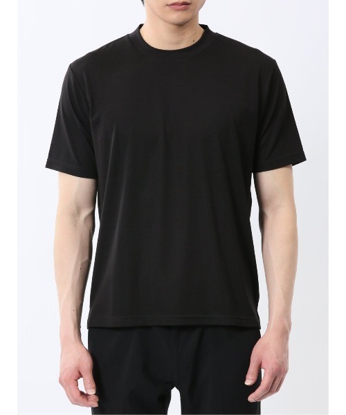 TAKA-Q（タカキュー）の「【接触冷感 ストレッチ】タカキュー スロープネック 半袖Tシャツ（Tシャツ/カットソー・メンズ・ネイビー/ブラック/グレー/ホワイト・MEDIUM/LARGE/X-LARGE/S）」の20枚目の写真