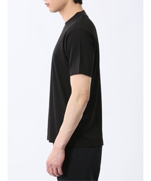 TAKA-Q（タカキュー）の「【接触冷感 ストレッチ】タカキュー スロープネック 半袖Tシャツ（Tシャツ/カットソー・メンズ・ネイビー/ブラック/グレー/ホワイト・MEDIUM/LARGE/X-LARGE/S）」の21枚目の写真